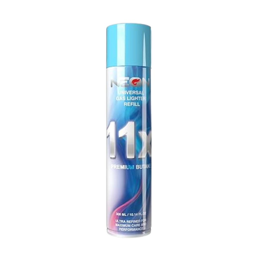 Neon Butane Fuel - 11X Refined Butane Refill (300ml)