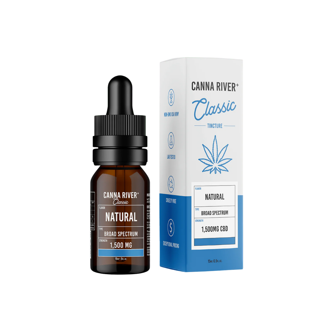 1500mg Broad Spectrum Tincture-Natural