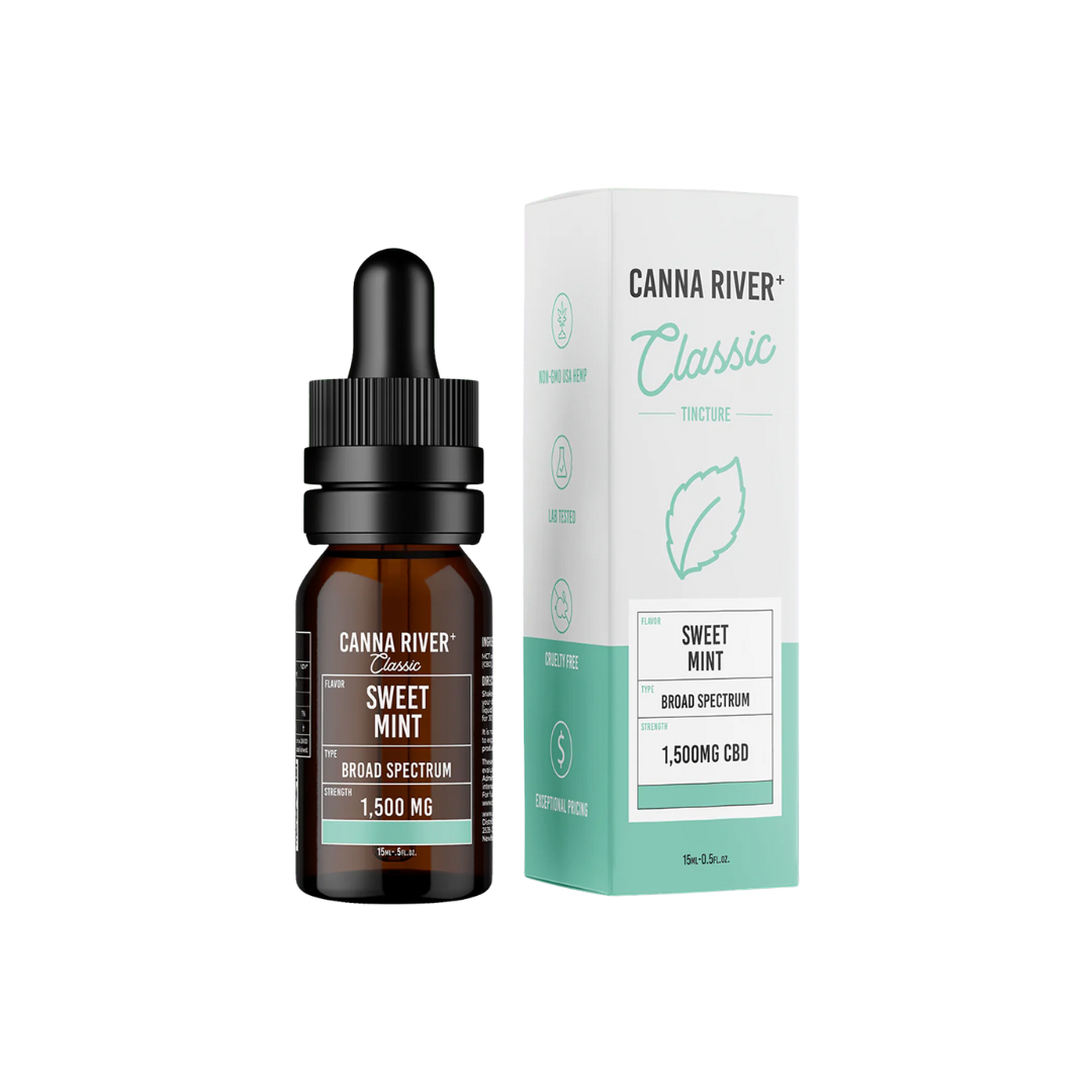1500mg Broad Spectrum Tincture-Sweet Mint