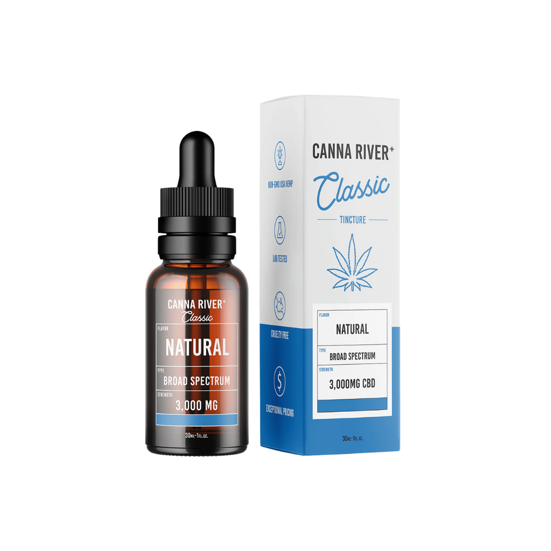 3000mg Broad Spectrum Tincture-Natural