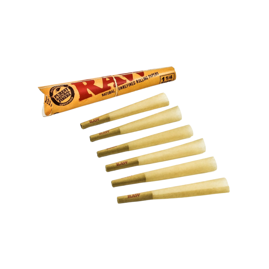 RAW 1¼ Cones (6-Pack)
