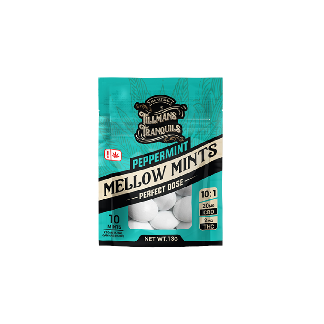 Delta 9 THC Sleep Mints in Mint Chocolate