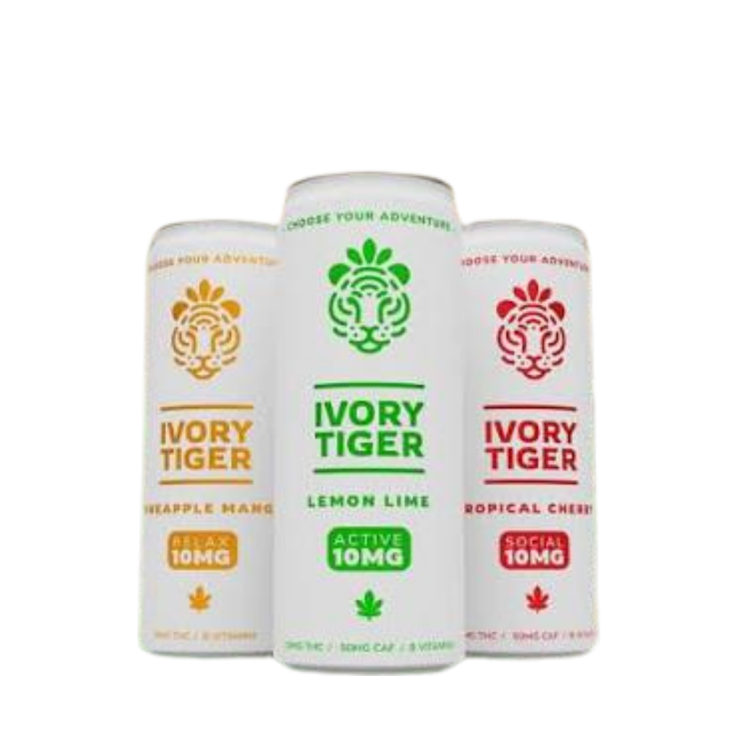 Ivory Tiger 10mg Sparkling THC Drink