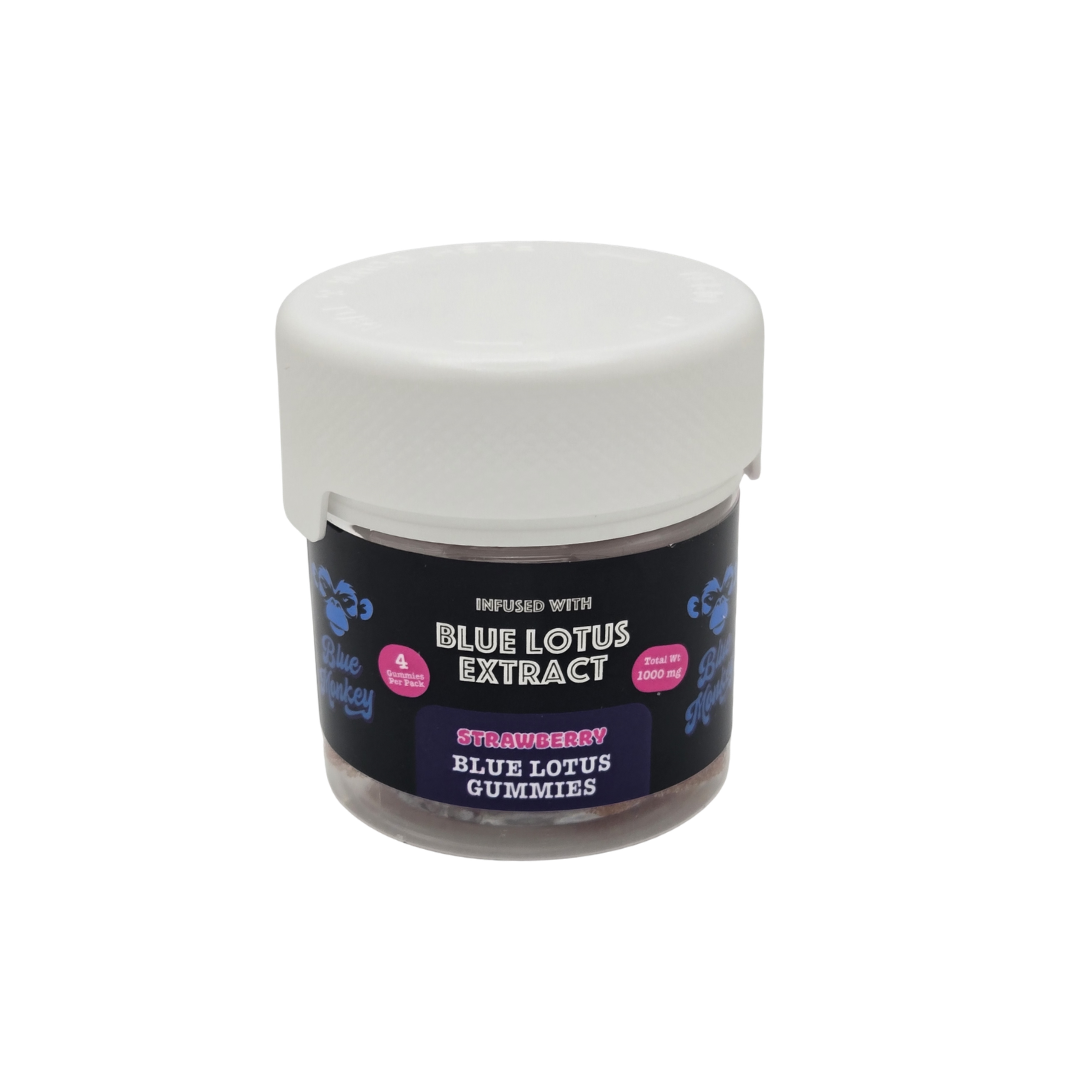 Blue Monkey Blue Lotus Gummies – 4 Count