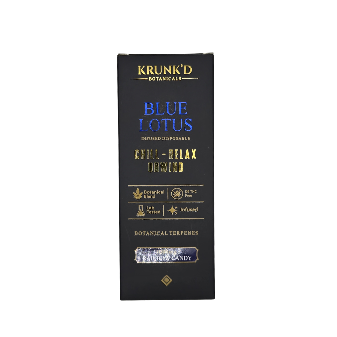 Krunk'd Botanicals Blue Lotus Infused Disposable