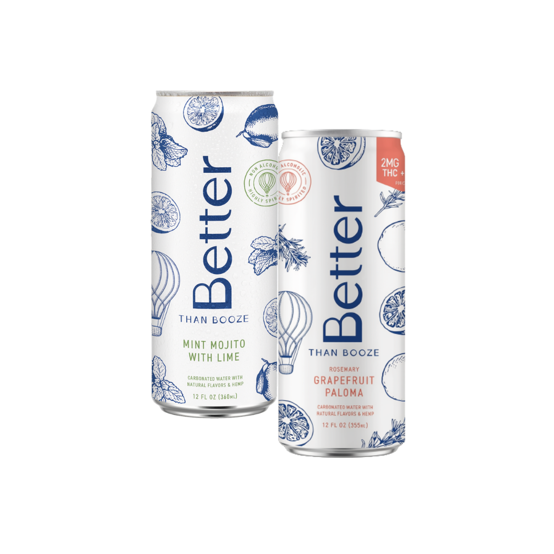 Better Than Booze Delta-9 THC Beverage – 2mg